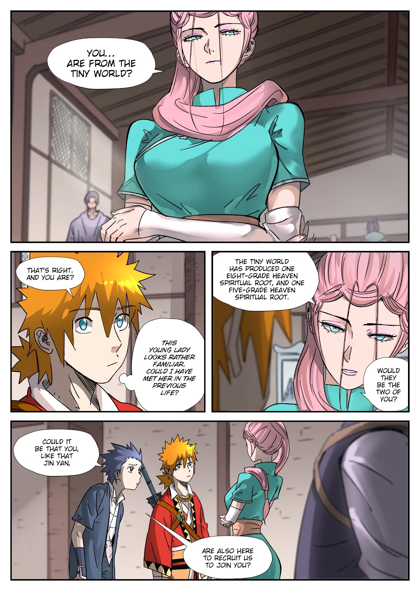 Tales of Demons and Gods Chapter 306 page 4 - Chapter 306: Getting to Know the New Classmates