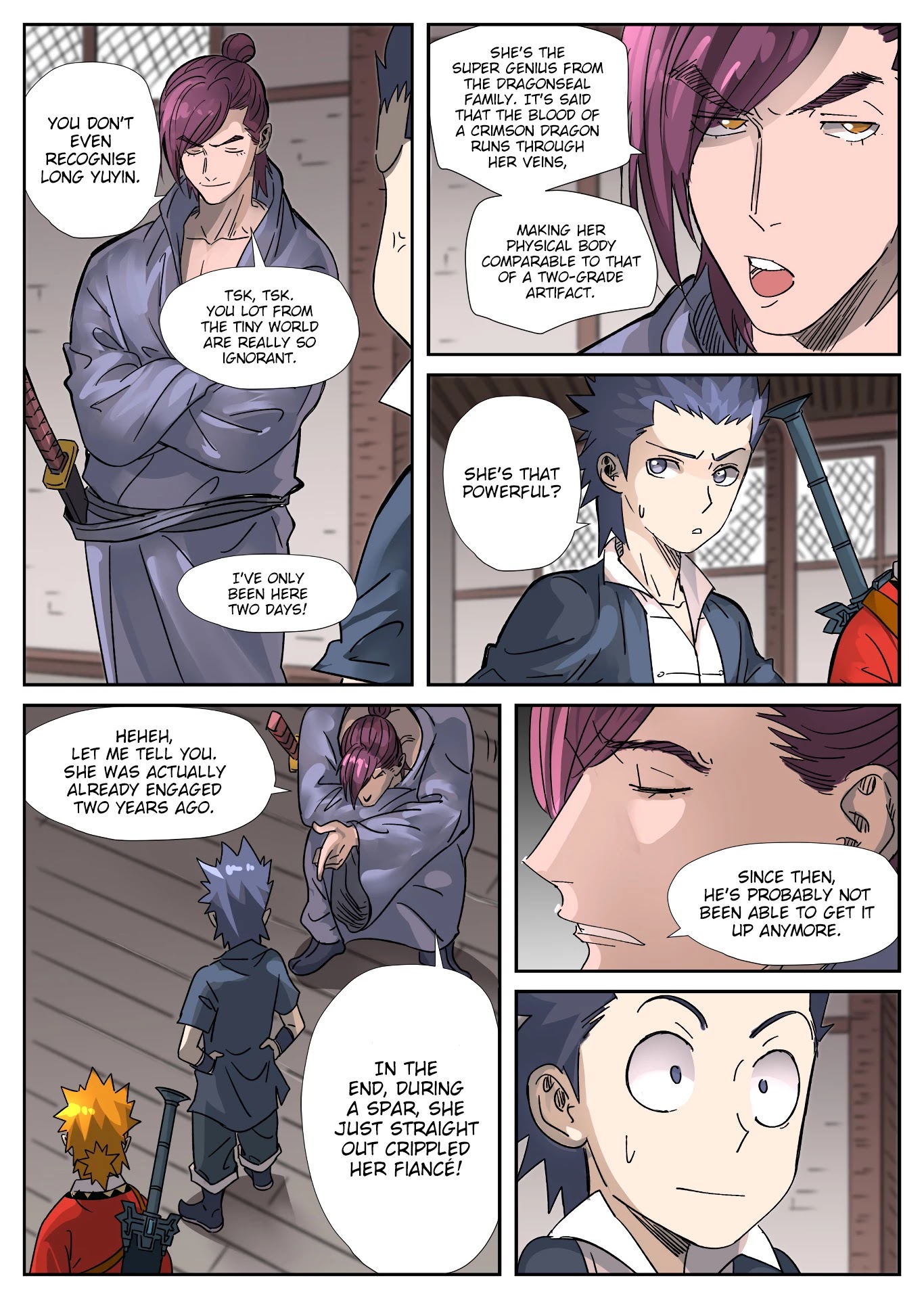 Tales of Demons and Gods Chapter 306 page 8 - Chapter 306: Getting to Know the New Classmates