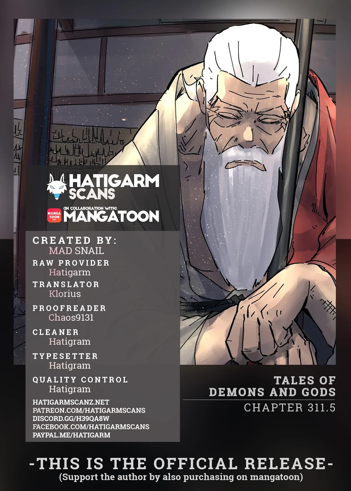 Tales of Demons and Gods Chapter 311.5 page 1 - Chapter 311.5: On Top Of the Spiritual Fountainhead (Part 2)