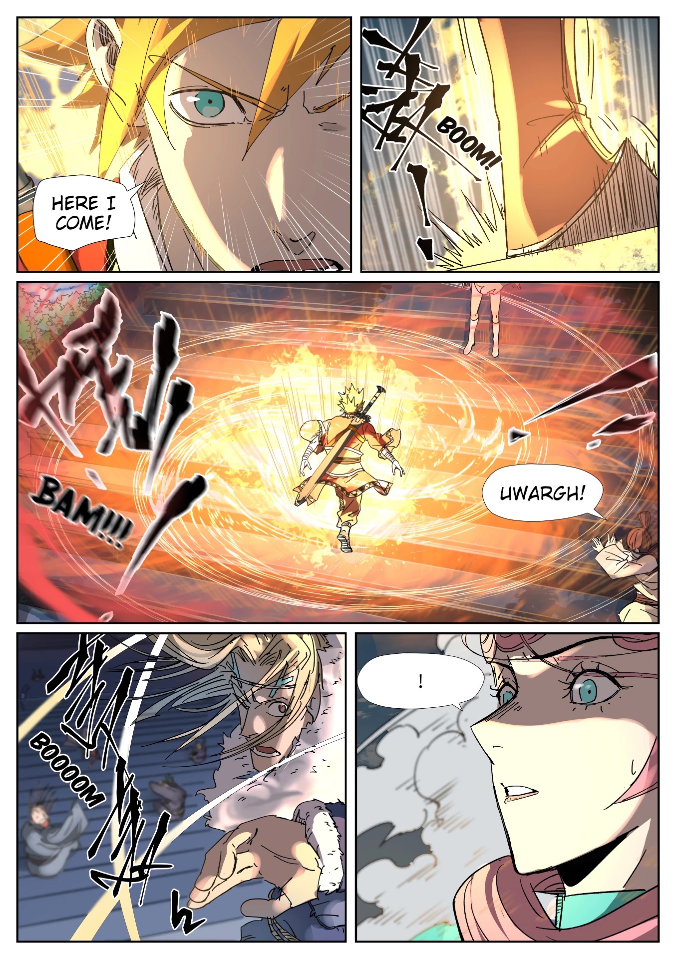 Tales of Demons and Gods Chapter 315.5 page 3 - Chapter 315.5: Where Should I Strike You Then (Part 2)