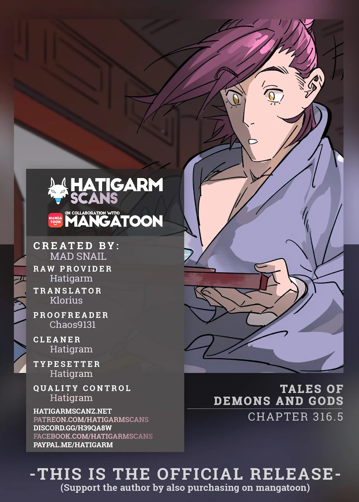 Tales of Demons and Gods Chapter 316.5 page 1 - Chapter 316.5: Humiliation (Part 2)