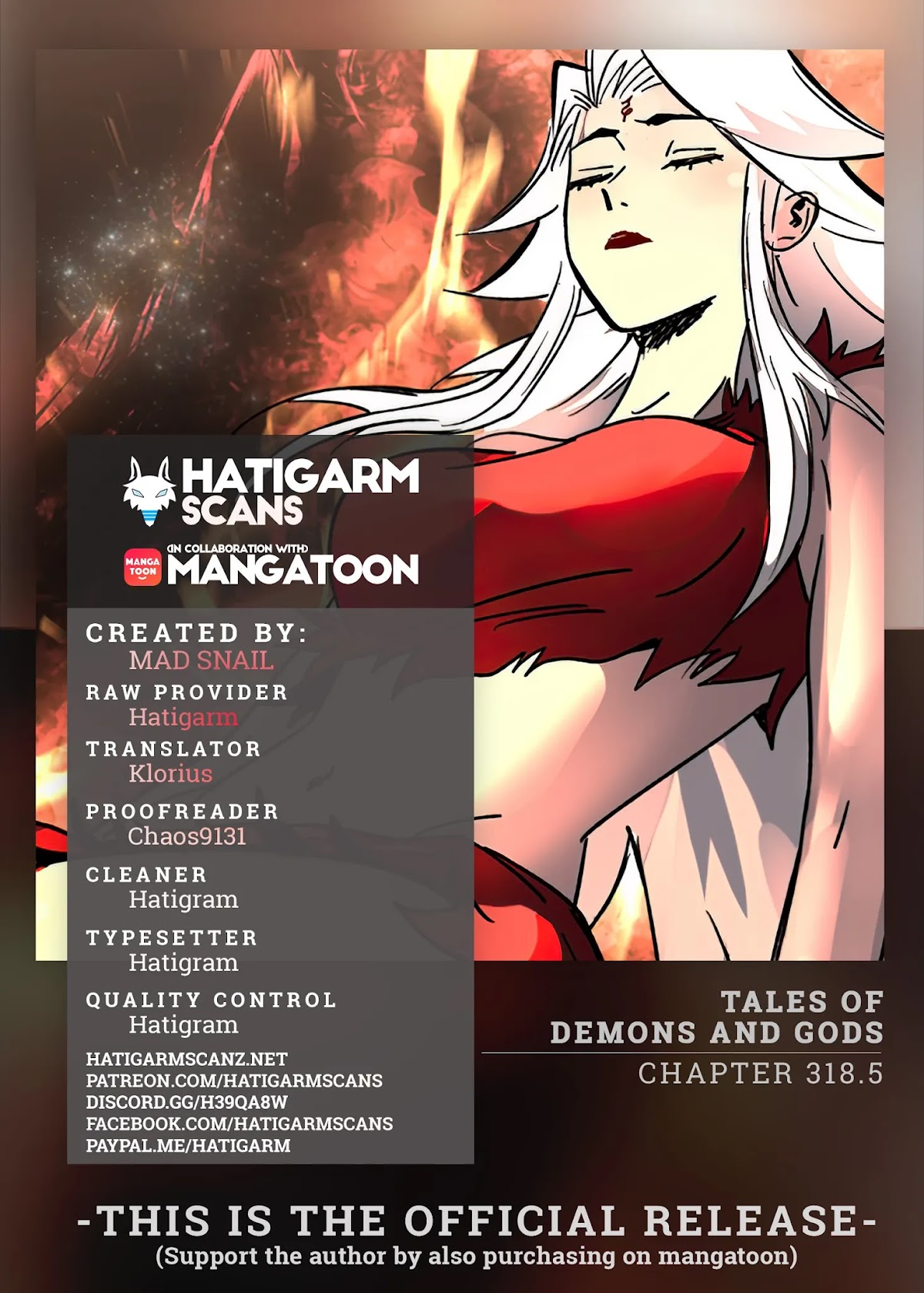 Tales of Demons and Gods Chapter 318.5 page 1 - Chapter 318.5: Borrowing Someone Else’s Authority (Part 2)
