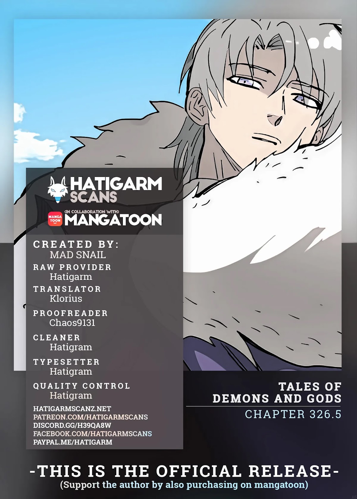 Tales of Demons and Gods Chapter 326.5 page 1 - Chapter 326.5: Giving The Slip (Part 2)