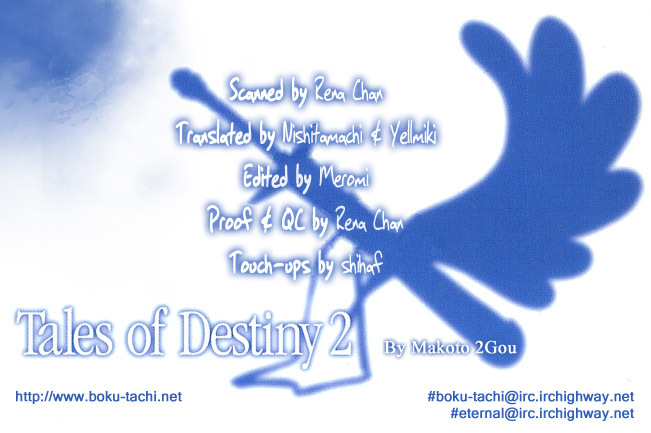 Tales of Destiny 2 Chapter 2 page 1 - Chapter 2: Masked Swordsman