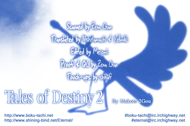 Tales of Destiny 2 Chapter 3 page 1 - Chapter 3: Signal of a Journey