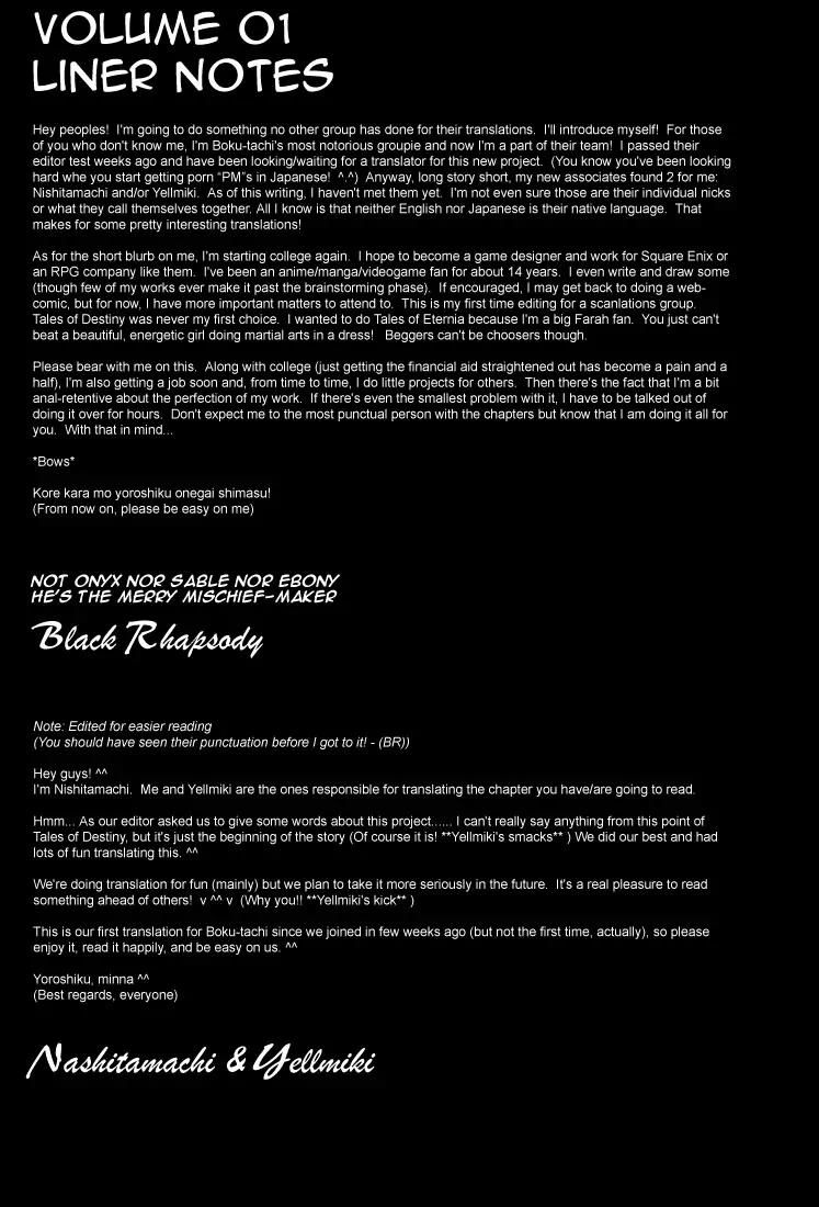 Tales of Destiny Chapter 1 page 2 - Chapter 1: The Beginning