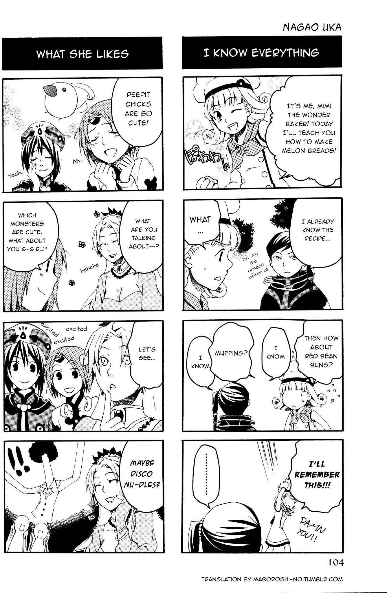 Tales of Legendia 4 Koma Kings Chapter 17 page 3 - Chapter 17: Life is good.