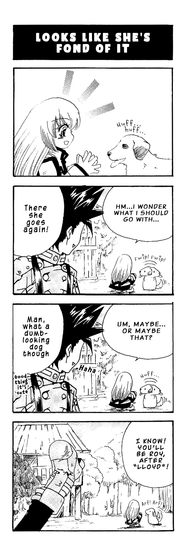 Tales of Symphonia 4koma Kings Chapter 17 page 1 - Chapter 17: Look's Like She's Fond of It