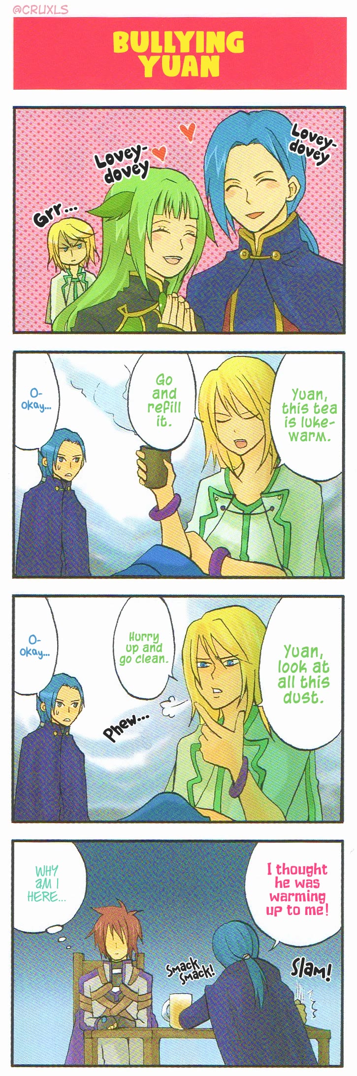 Tales of Symphonia 4koma Kings Chapter 18 page 1 - Chapter 18: Bullying Yuan