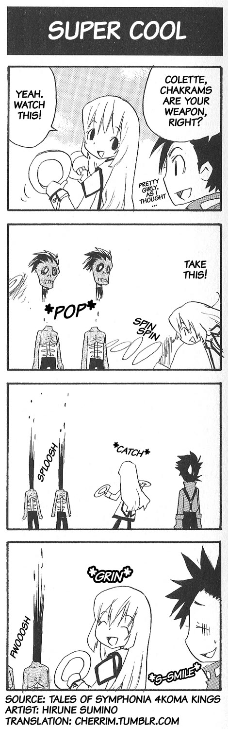 Tales of Symphonia 4koma Kings Chapter 2 page 1 - Chapter 2: Super Cool