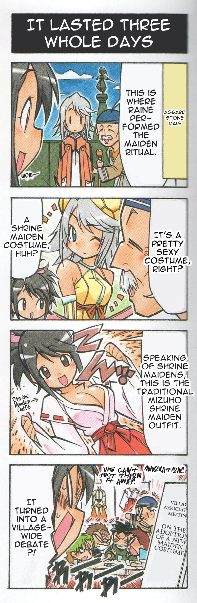Tales of Symphonia 4koma Kings Chapter 21 page 1 - Chapter 21: It Lasted Three Whole Days