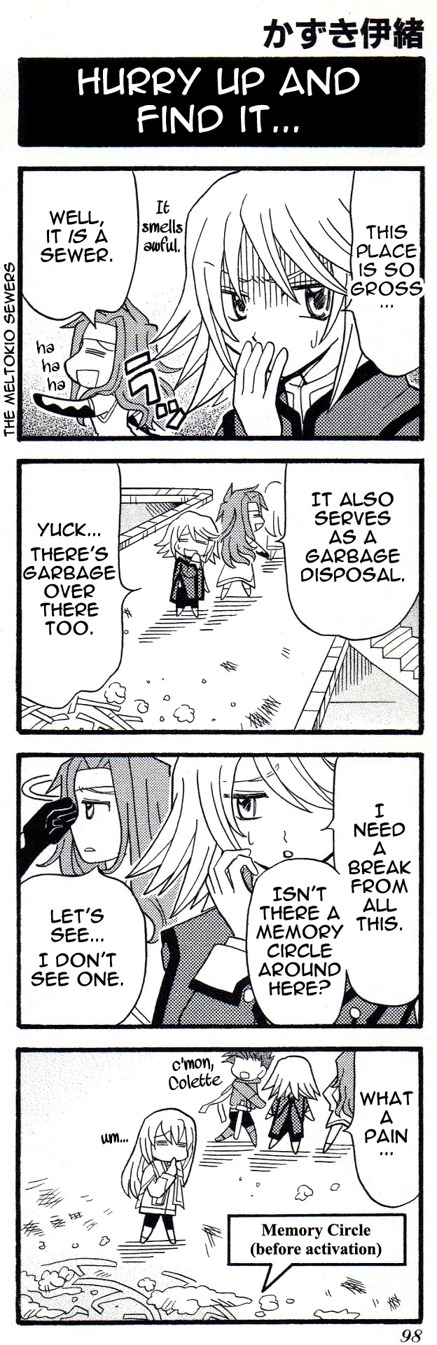 Tales of Symphonia 4koma Kings Chapter 23 page 1 - Chapter 23: Hurry Up And Find It...