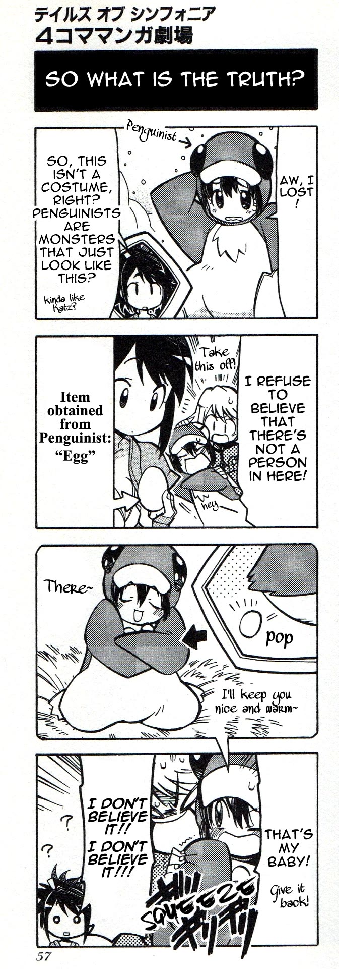 Tales of Symphonia 4koma Kings Chapter 28 page 1 - Chapter 28: So What Is The Truth