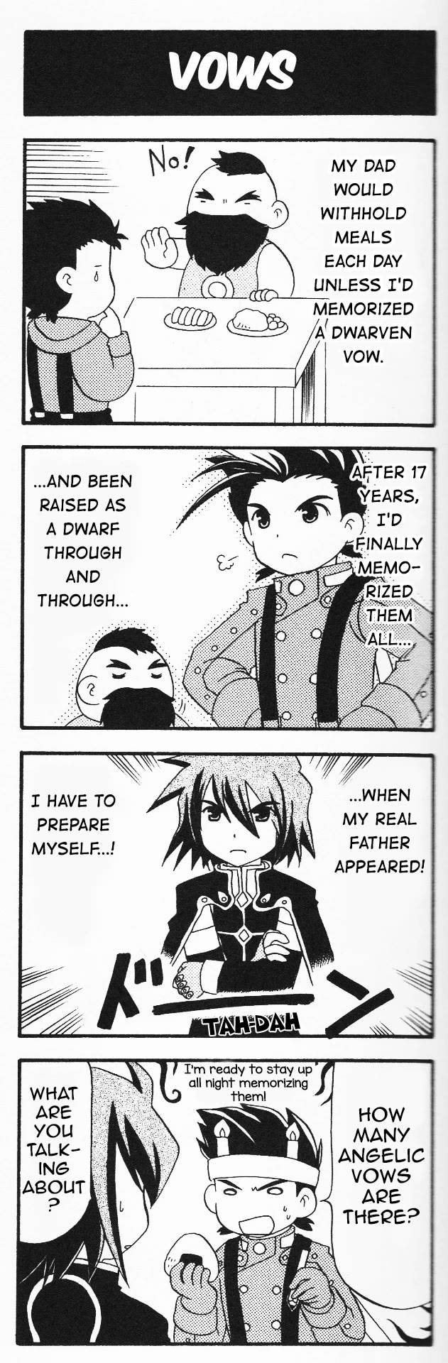 Tales of Symphonia 4koma Kings Chapter 41 page 1 - Chapter 41: Vows