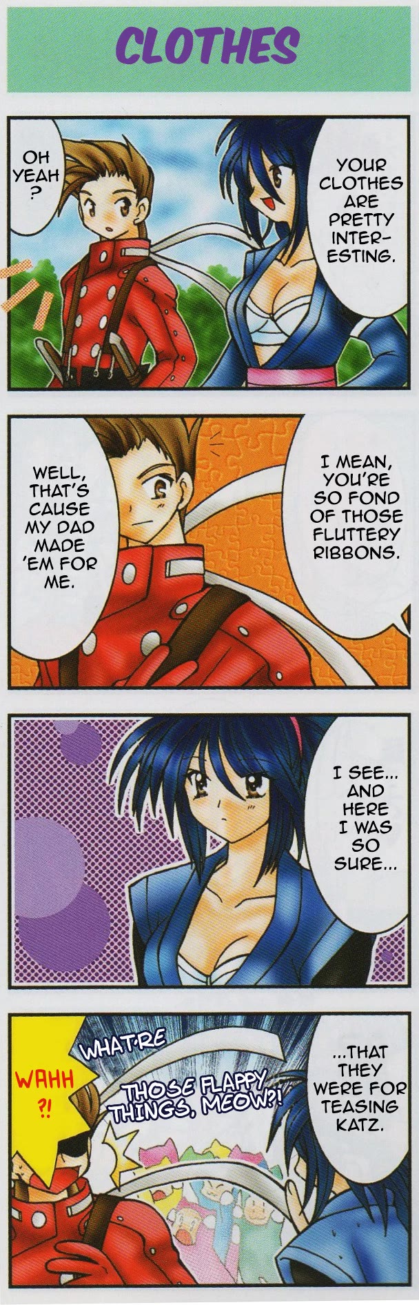 Tales of Symphonia 4koma Kings Chapter 48 page 1 - Chapter 48: Clothes