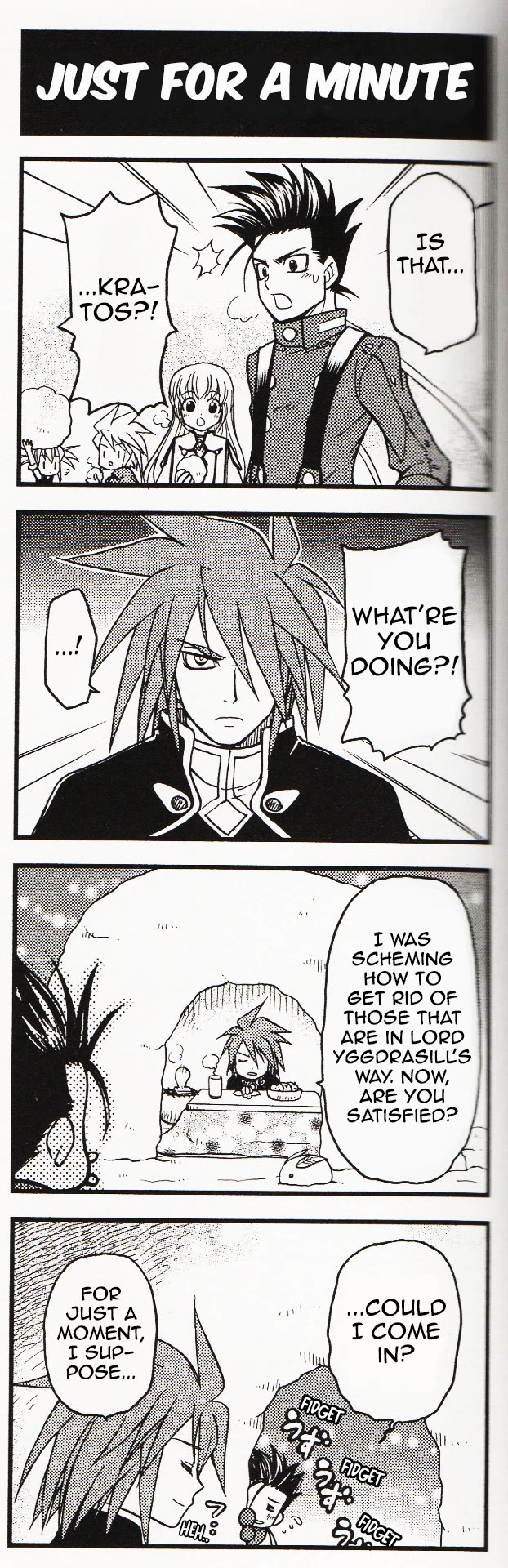 Tales of Symphonia 4koma Kings Chapter 57 page 1 - Chapter 57: Just For A Minute