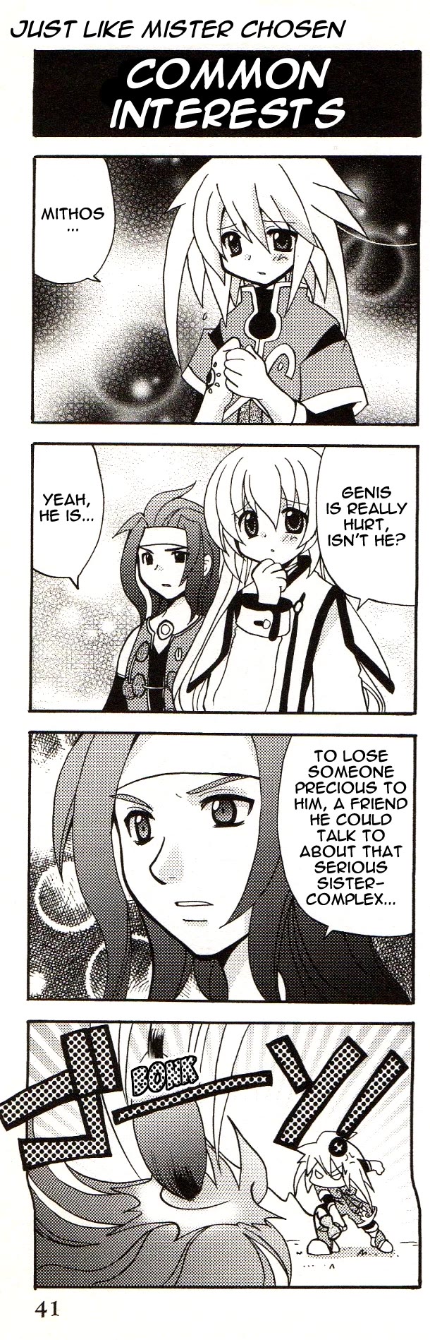 Tales of Symphonia 4koma Kings Chapter 67 page 1 - Chapter 67: Common Interests