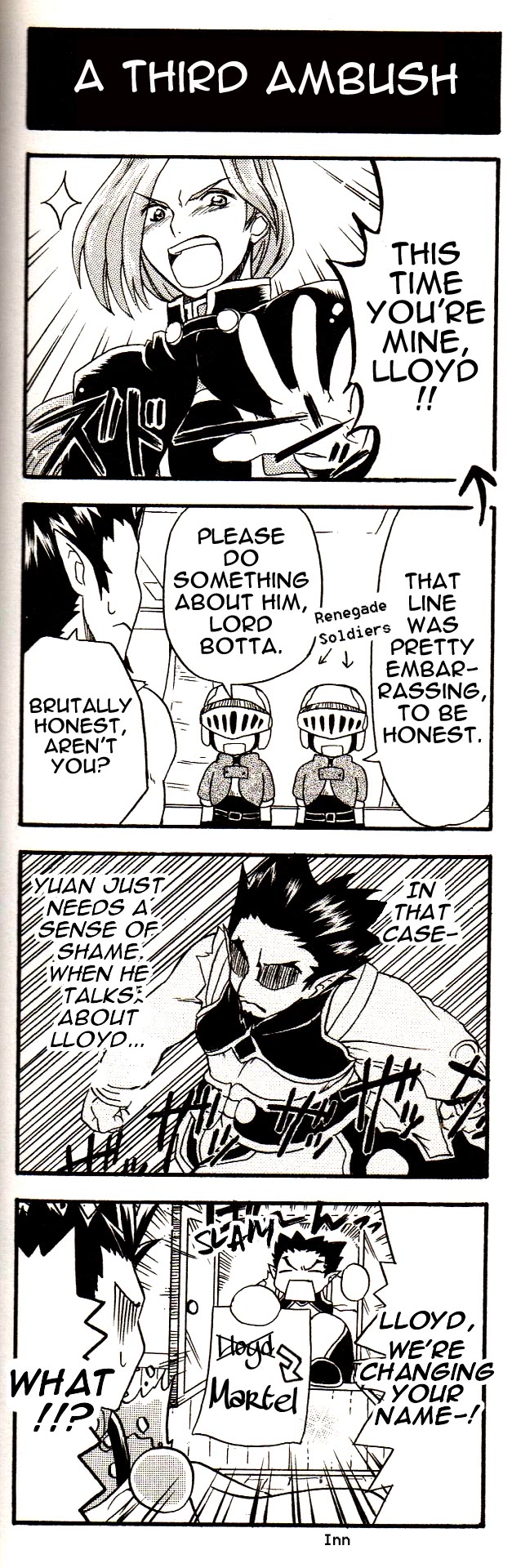 Tales of Symphonia 4koma Kings Chapter 73 page 1 - Chapter 73: A Third Ambush
