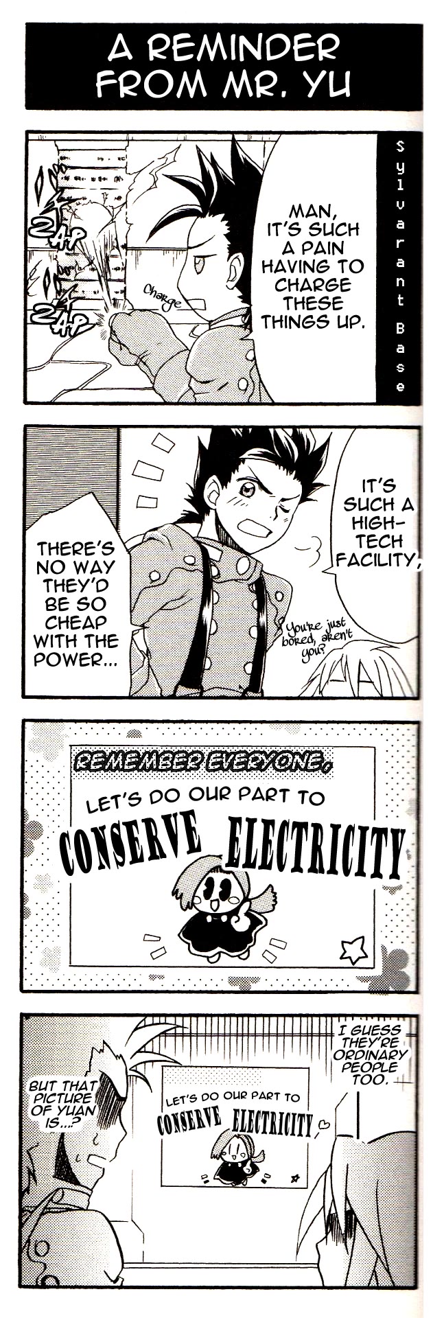 Tales of Symphonia 4koma Kings Chapter 75 page 1 - Chapter 75: A Reminder From Mr. Yu
