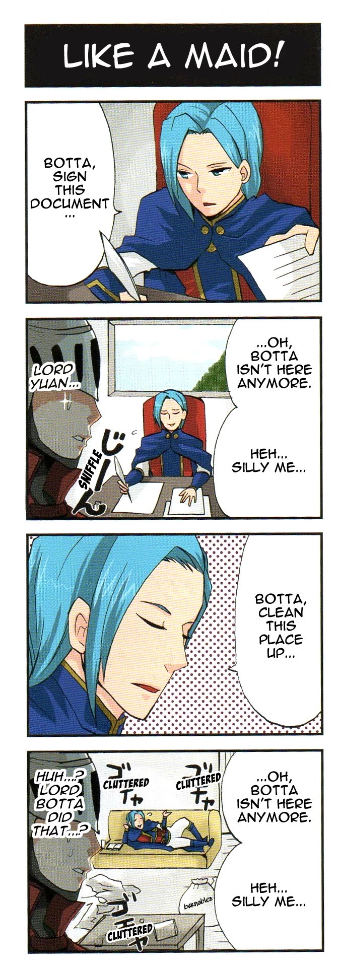 Tales of Symphonia 4koma Kings Chapter 80 page 1 - Chapter 80: Like A Maid!