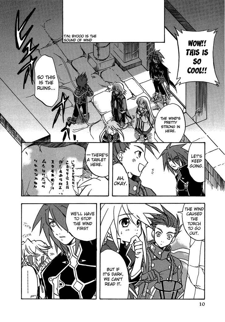 Tales of Symphonia Comic Anthology Chapter 1 page 14 - Chapter 1 : The Evil Dungeon, by TATSUMI Jin
