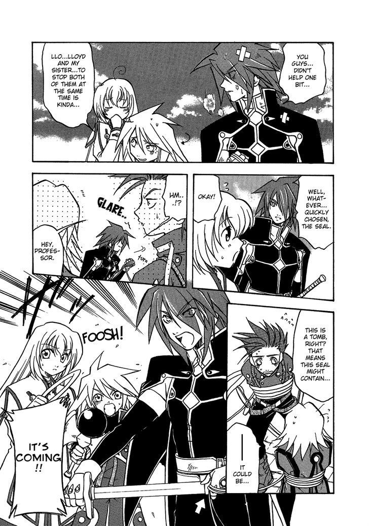 Tales of Symphonia Comic Anthology Chapter 1 page 21 - Chapter 1 : The Evil Dungeon, by TATSUMI Jin