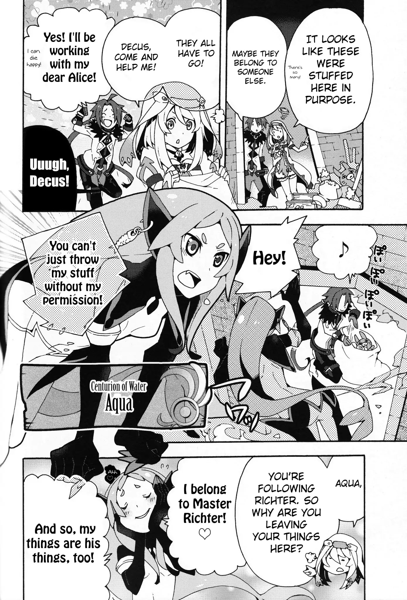 Tales of Symphonia - Ratatosk no Kishi - Assort! Chapter 1 page 4 - Chapter 1: Alice and Decus's Activity Log