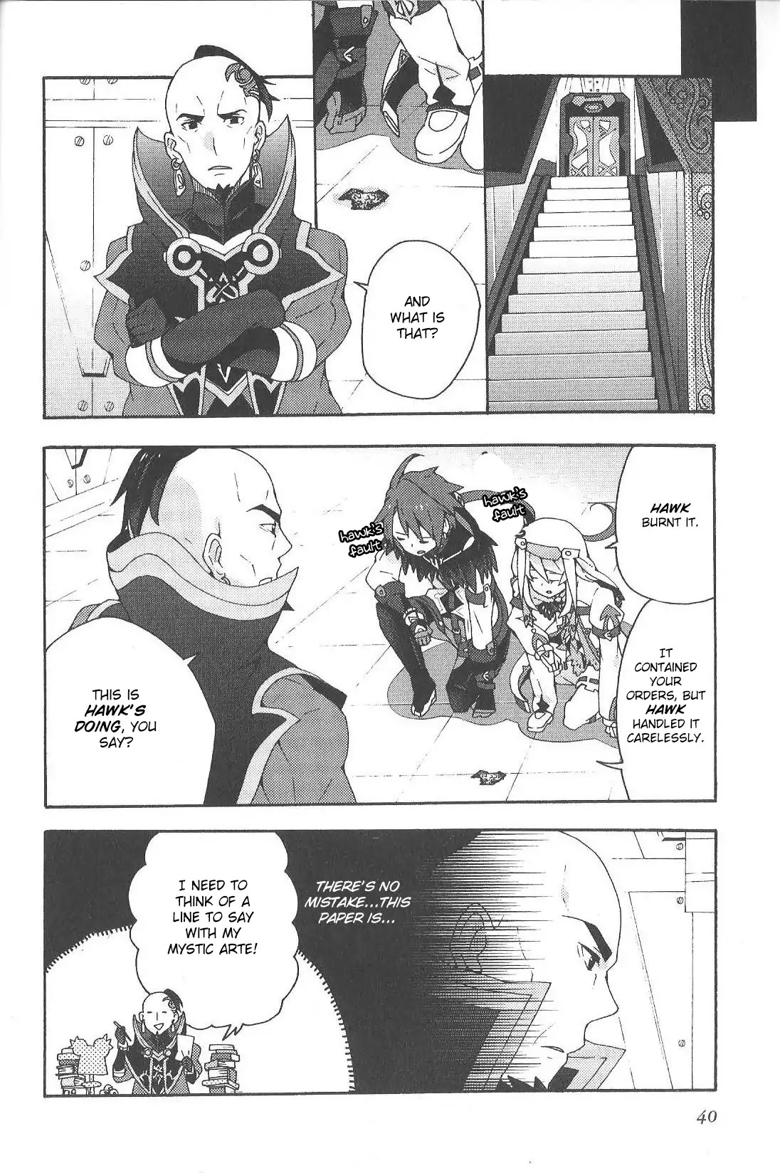 Tales of Symphonia - Ratatosk no Kishi - Assort! Chapter 3 page 10 - Chapter 3: Hawk Doesn't Have It Good