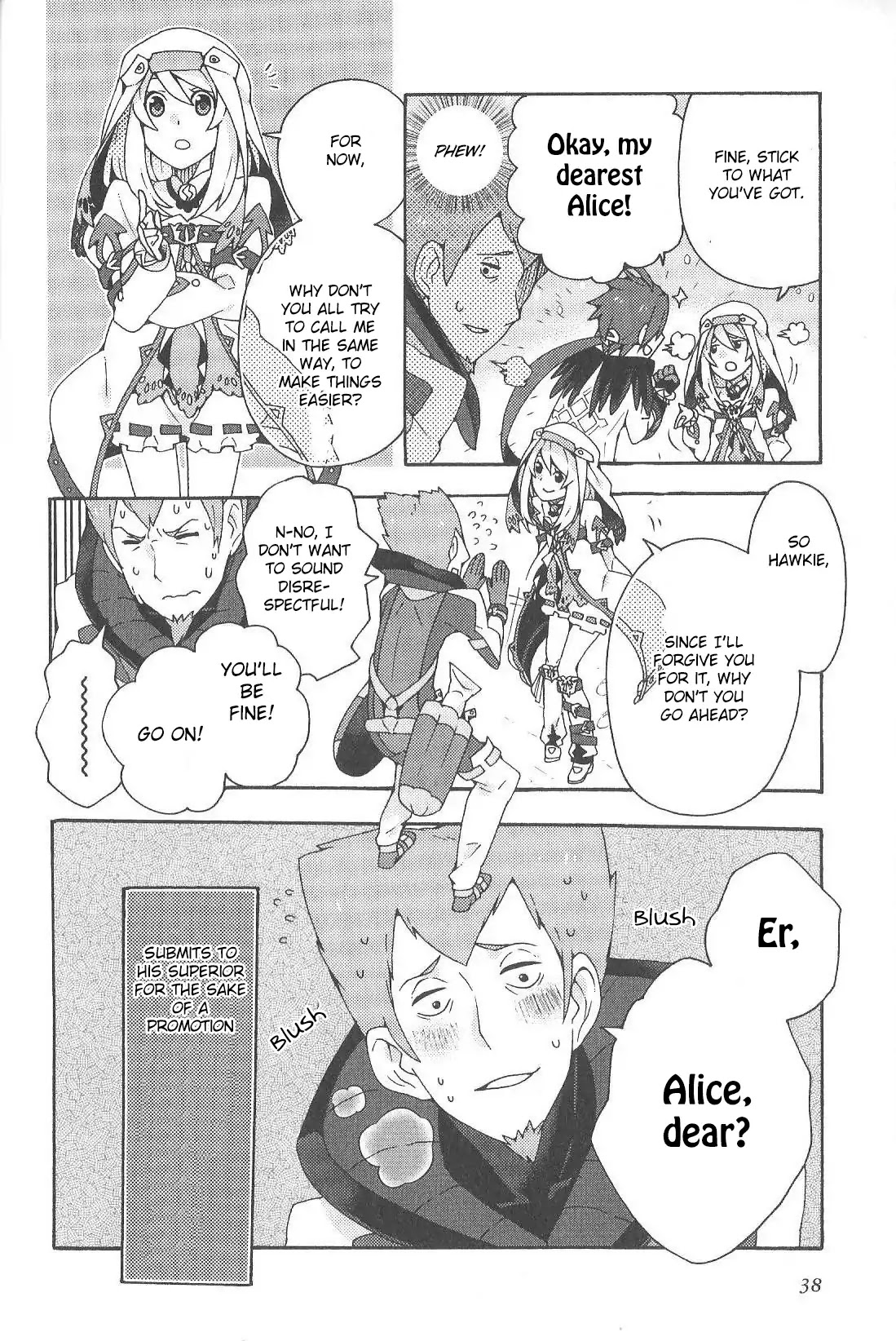 Tales of Symphonia - Ratatosk no Kishi - Assort! Chapter 3 page 8 - Chapter 3: Hawk Doesn't Have It Good