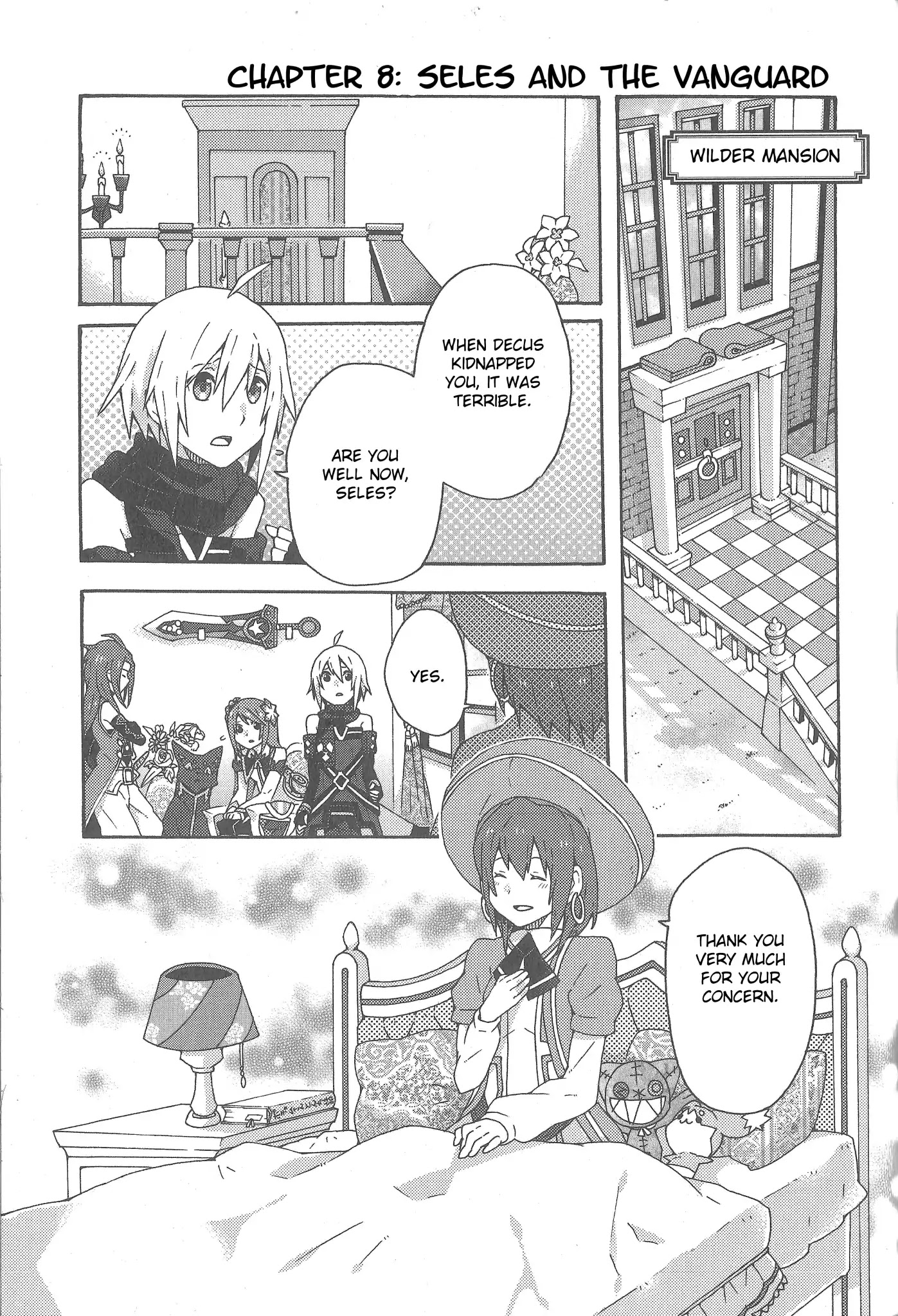 Tales of Symphonia - Ratatosk no Kishi - Assort! Chapter 8 page 1 - Chapter 8: Seles and the Vanguard