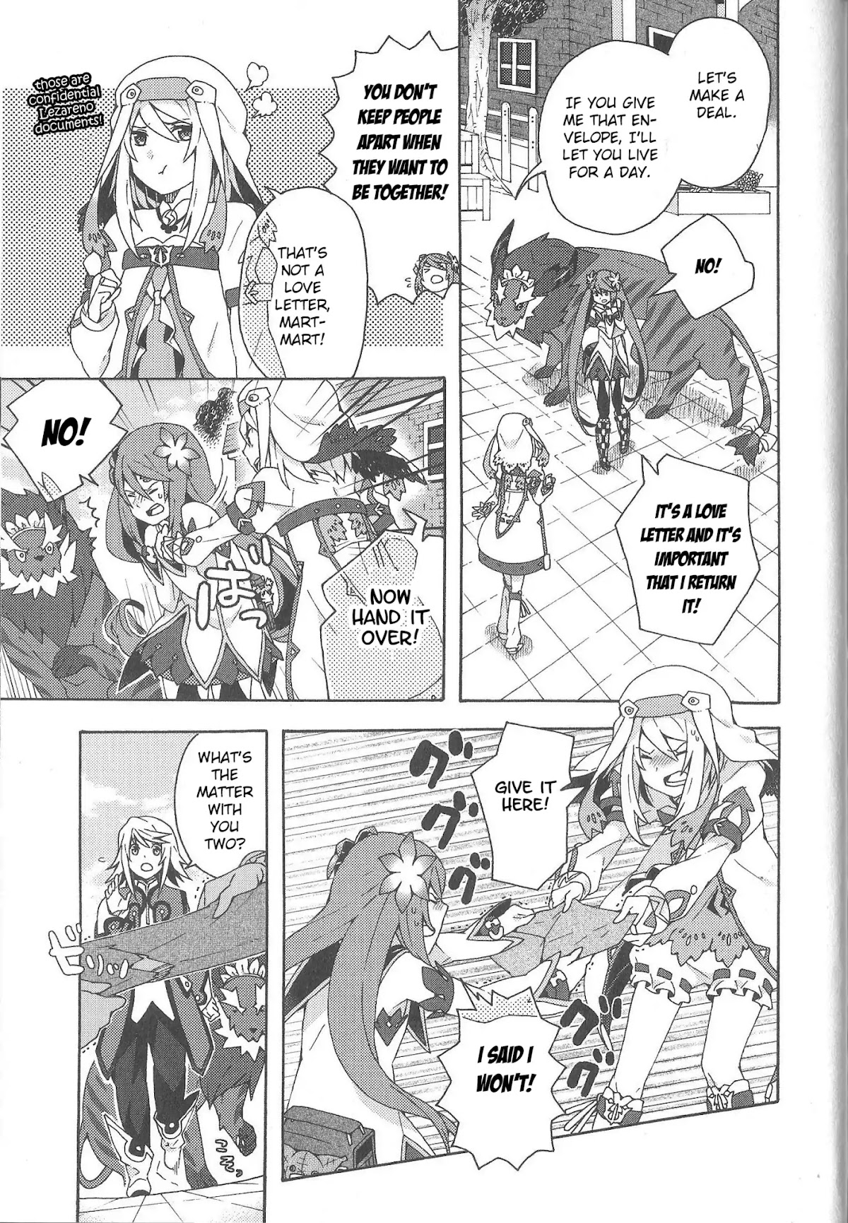 Tales of Symphonia - Ratatosk no Kishi - Assort! Chapter 9 page 9 - Chapter 9: Letter Feud