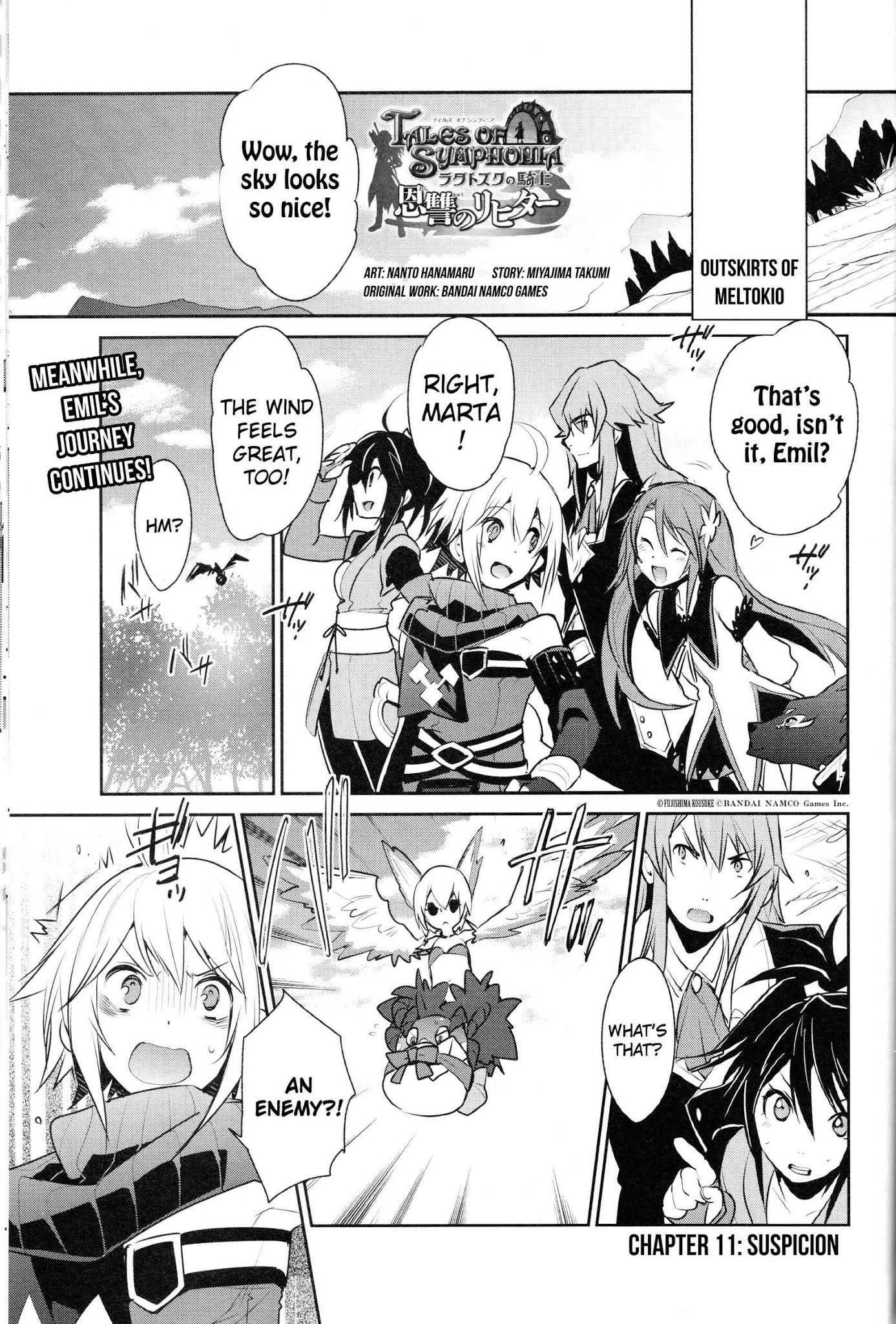 Tales of Symphonia - Ratatosk no Kishi - Onshuu no Richter Chapter 11 page 1 - Chapter 11: Suspicion