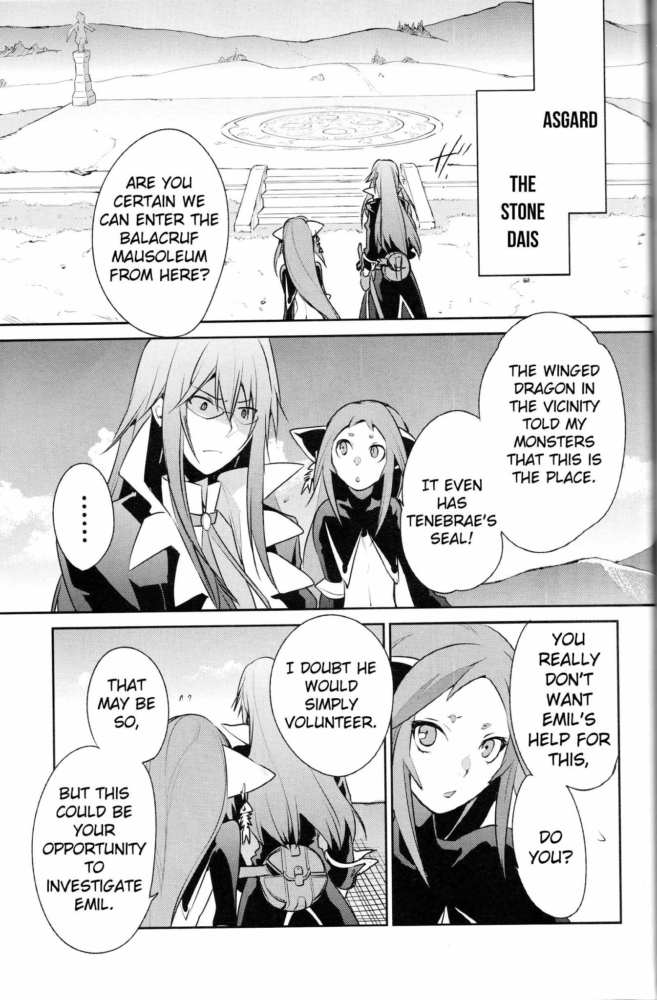 Tales of Symphonia - Ratatosk no Kishi - Onshuu no Richter Chapter 11 page 3 - Chapter 11: Suspicion