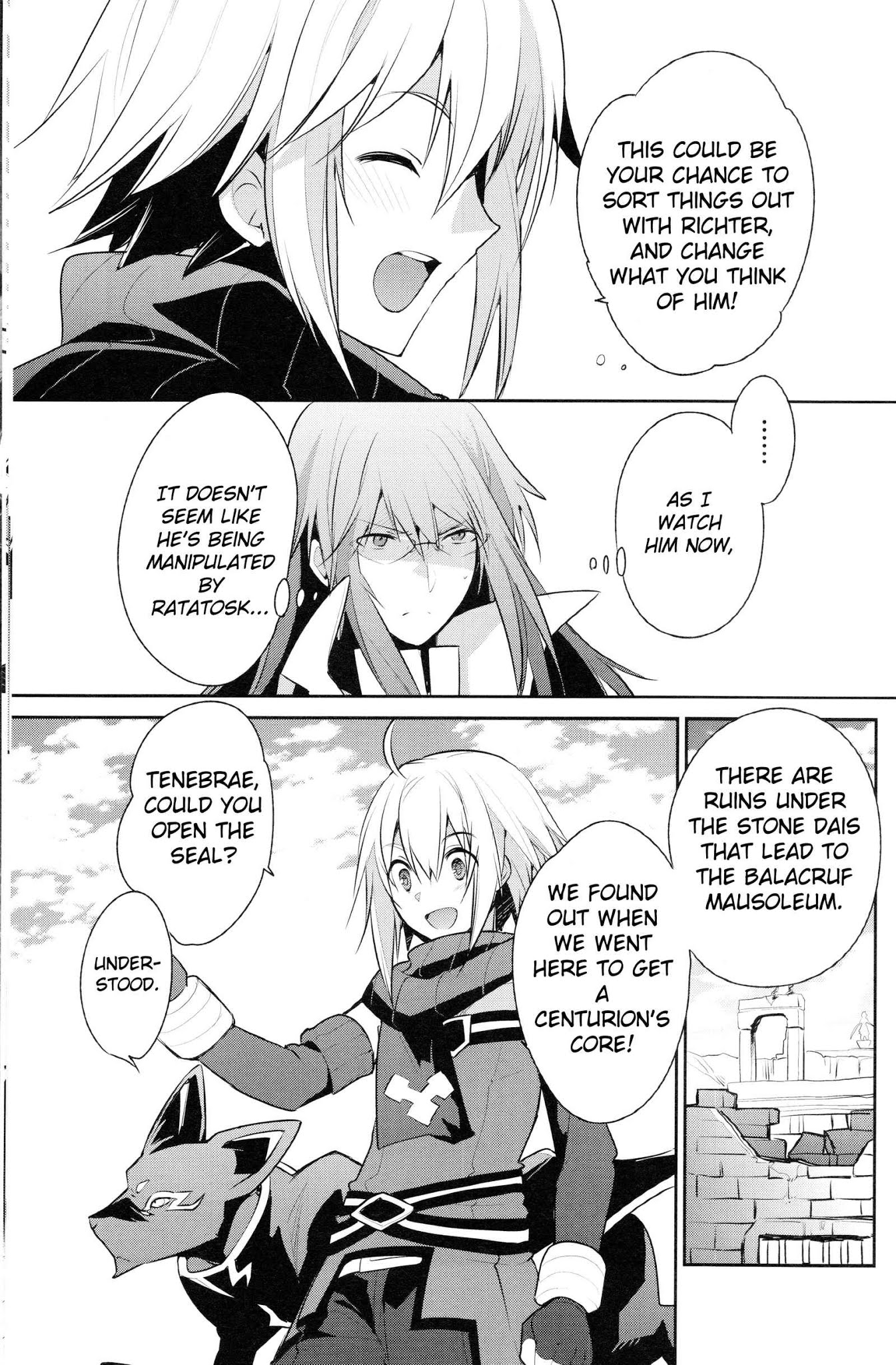 Tales of Symphonia - Ratatosk no Kishi - Onshuu no Richter Chapter 11 page 7 - Chapter 11: Suspicion