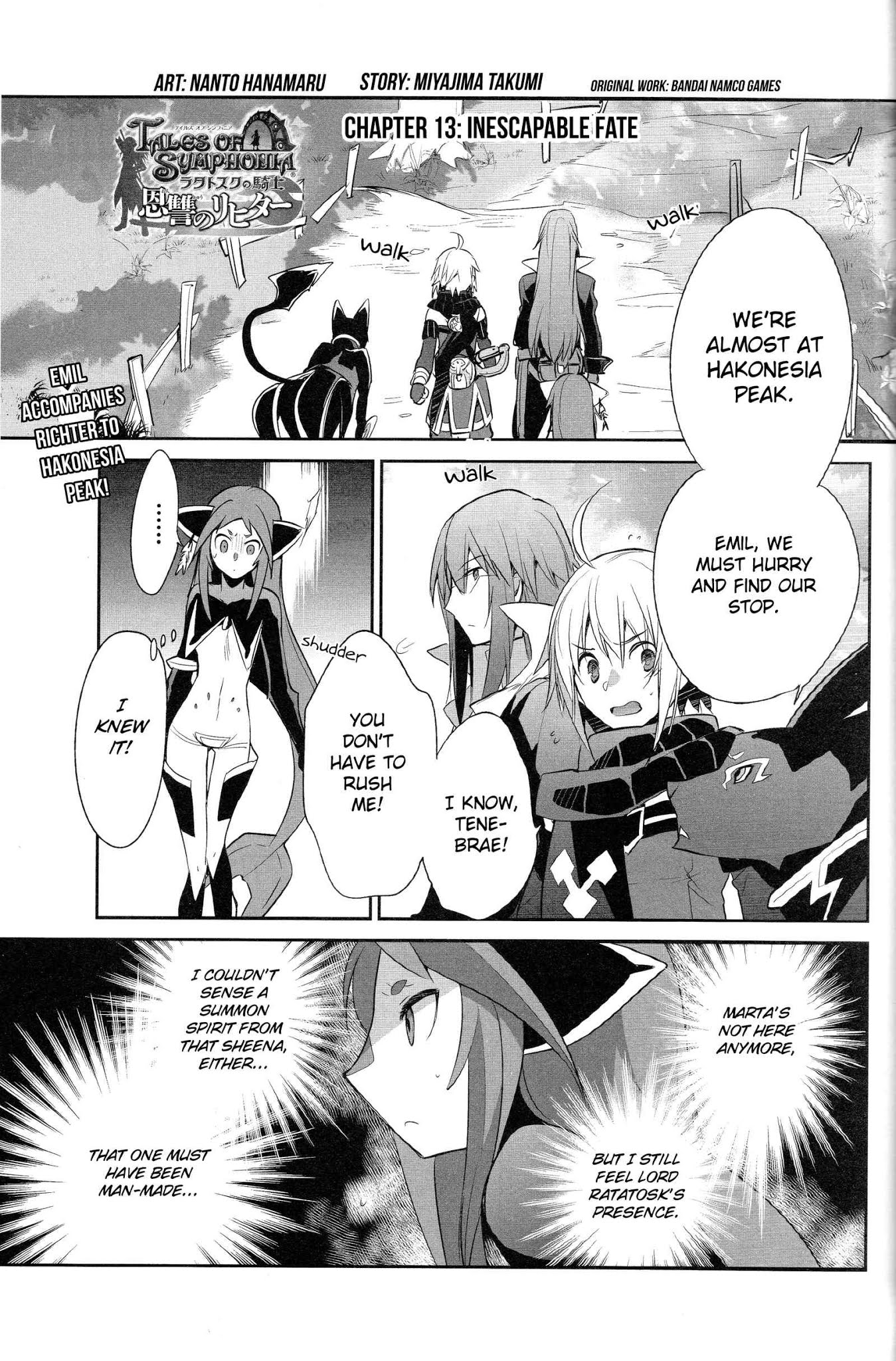 Tales of Symphonia - Ratatosk no Kishi - Onshuu no Richter Chapter 13 page 1 - Chapter 13: Inescapable Fate