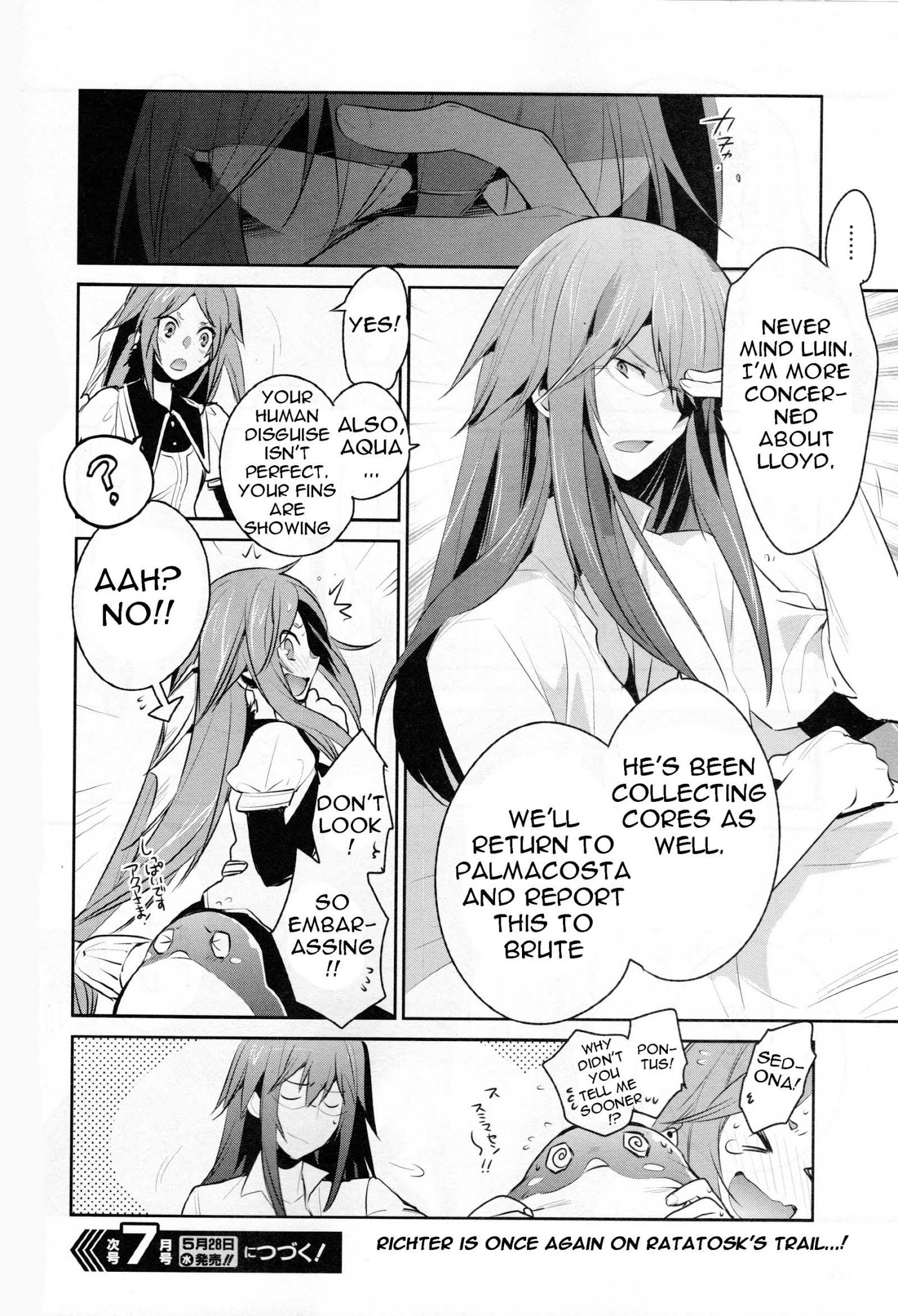Tales of Symphonia - Ratatosk no Kishi - Onshuu no Richter Chapter 6 page 27 - Chapter 6: Core Hunters