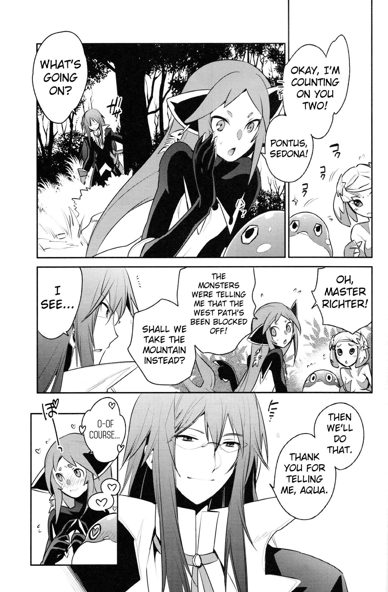 Tales of Symphonia - Ratatosk no Kishi - Onshuu no Richter Chapter 9.1 page 11 - Chapter 9.1: Ratatosk's Presence