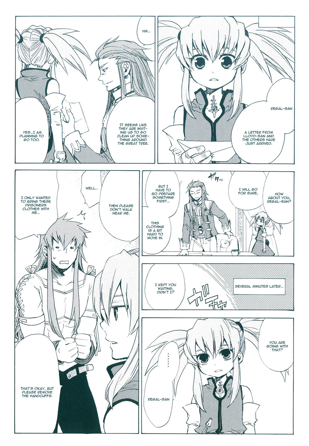 Tales of Symphonia Chapter 22.1 page 6 - Chapter 22.1: EX: Remembrance