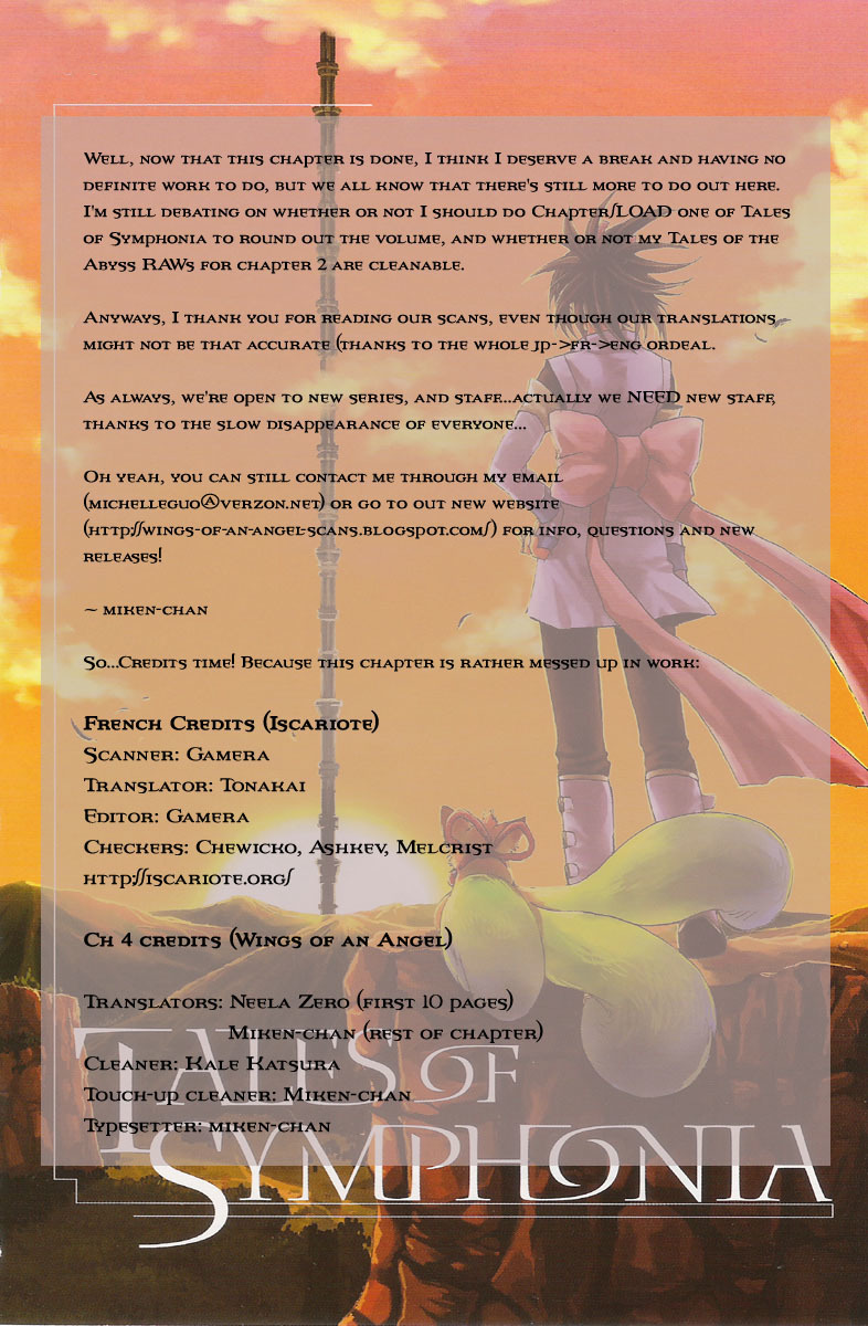 Tales of Symphonia Chapter 4 page 1 - Chapter 4: Angel