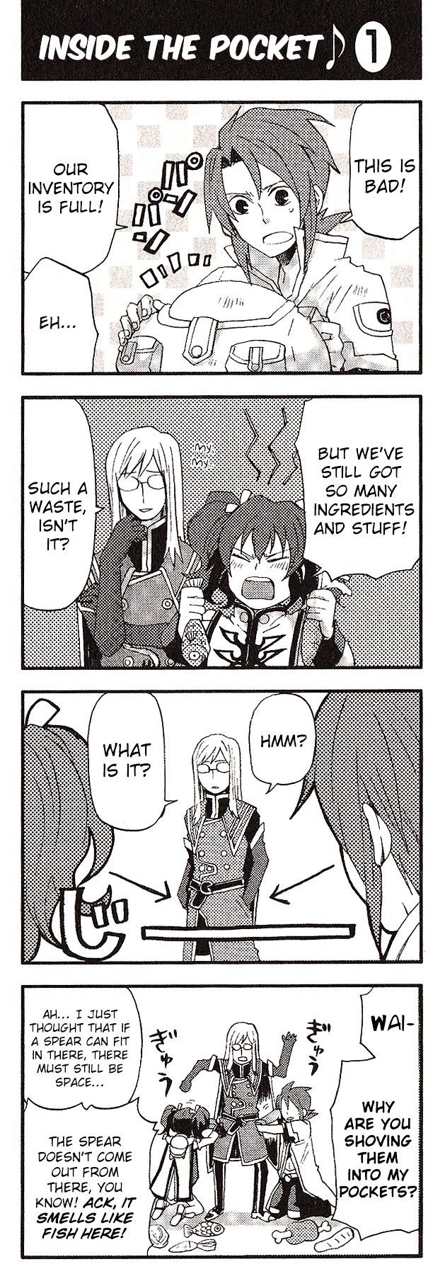 Tales of the Abyss 4koma Kings Chapter 1 page 1 - Chapter 1 : Inside the Pocket (1)