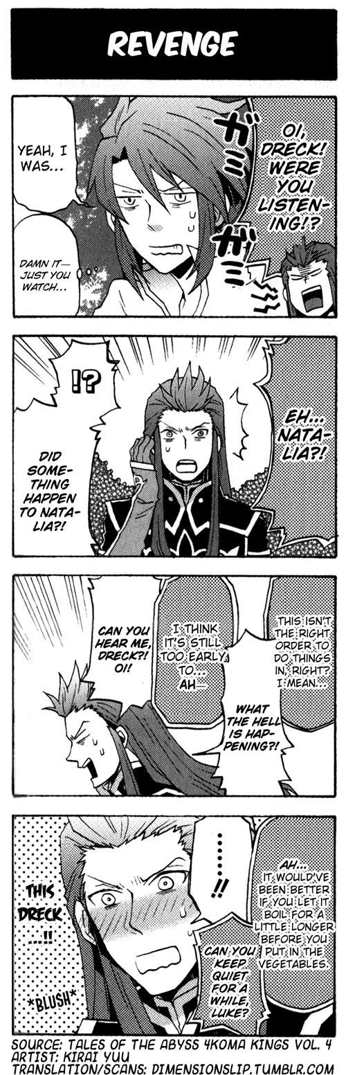 Tales of the Abyss 4koma Kings Chapter 21.4 page 1 - Chapter 21 : v4 Revenge