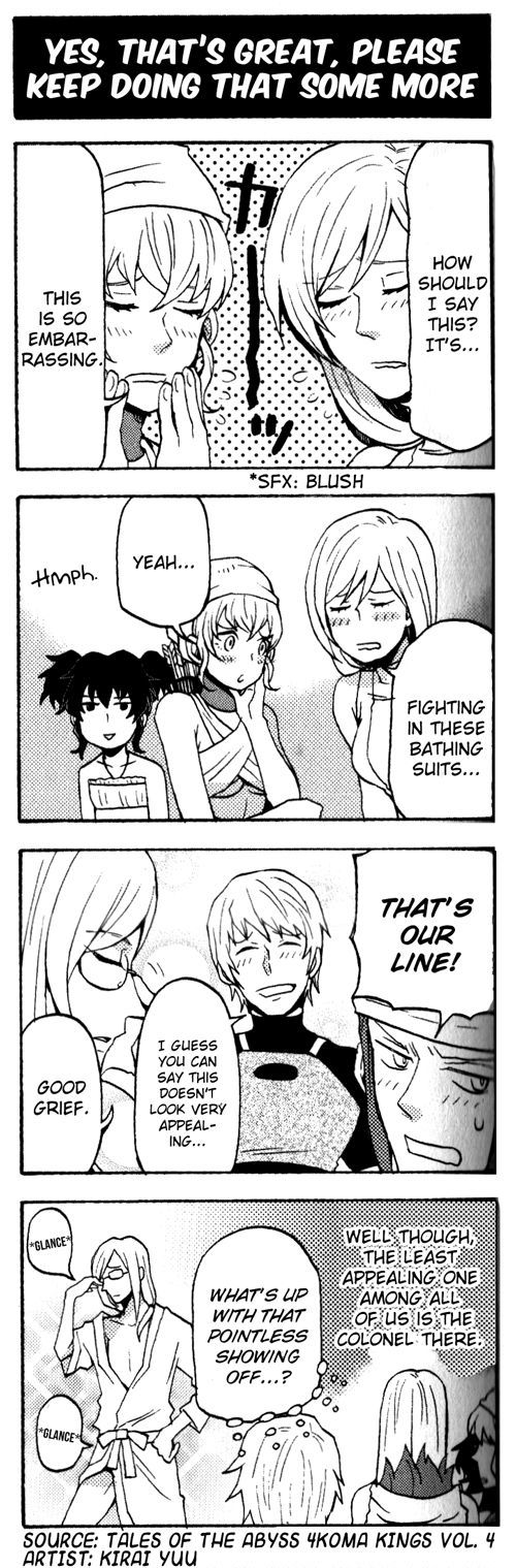 Tales of the Abyss 4koma Kings Chapter 22.4 page 1 - Chapter 22 : v4 Yes, That's Great, Please