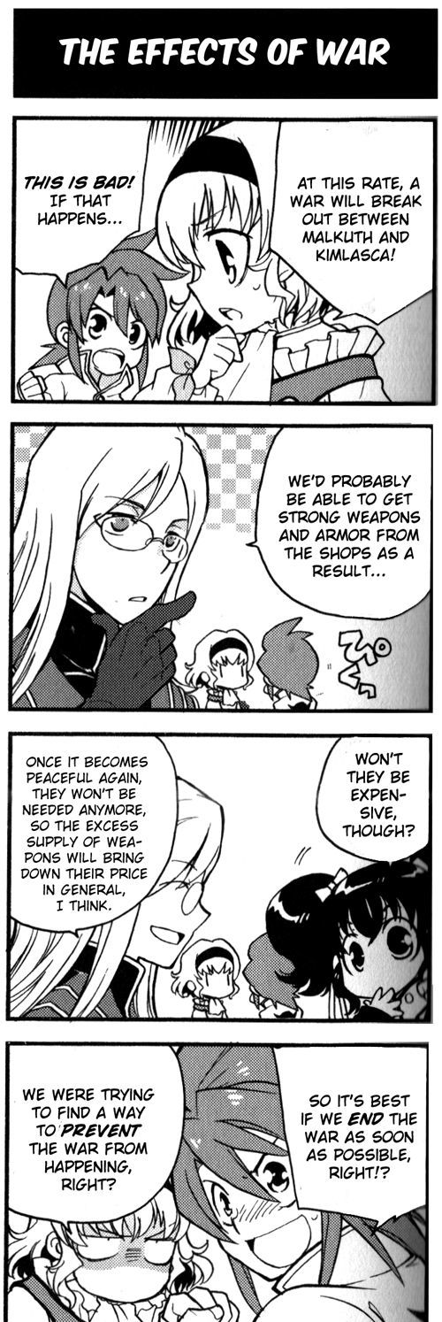 Tales of the Abyss 4koma Kings Chapter 54.4 page 1 - Chapter 54 : v4 The Effects of War