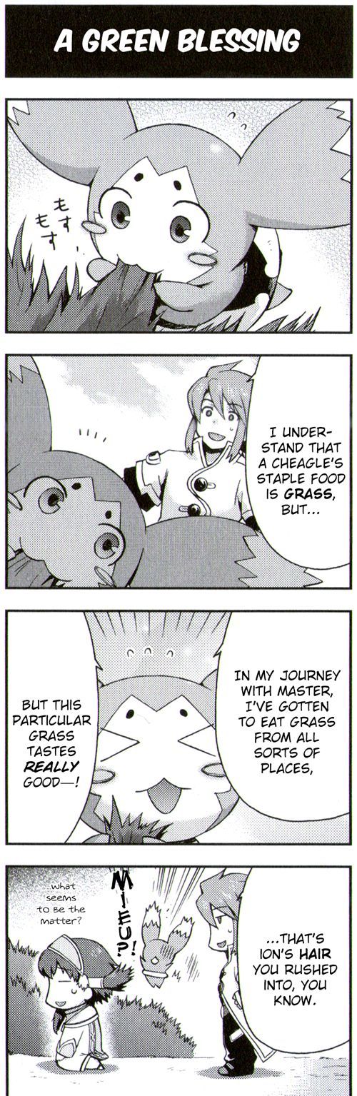 Tales of the Abyss 4koma Kings Chapter 62.4 page 1 - Chapter 62 : v4 A Green Blessing