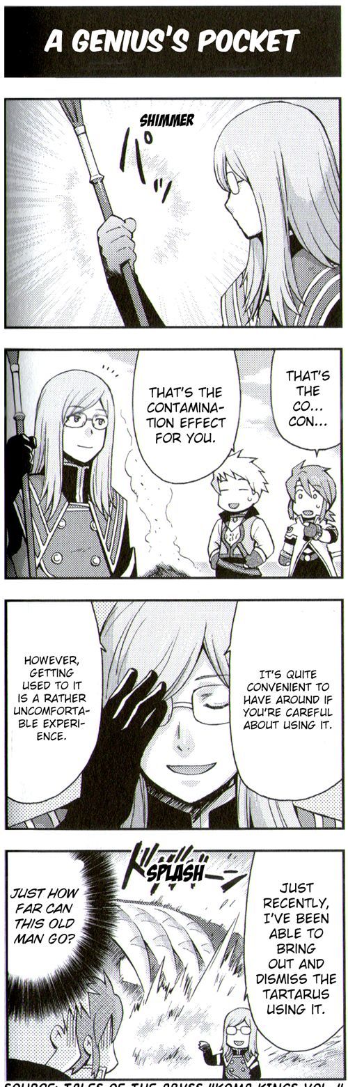 Tales of the Abyss 4koma Kings Chapter 69.4 page 1 - Chapter 69 : v4 A Genius's Pocket