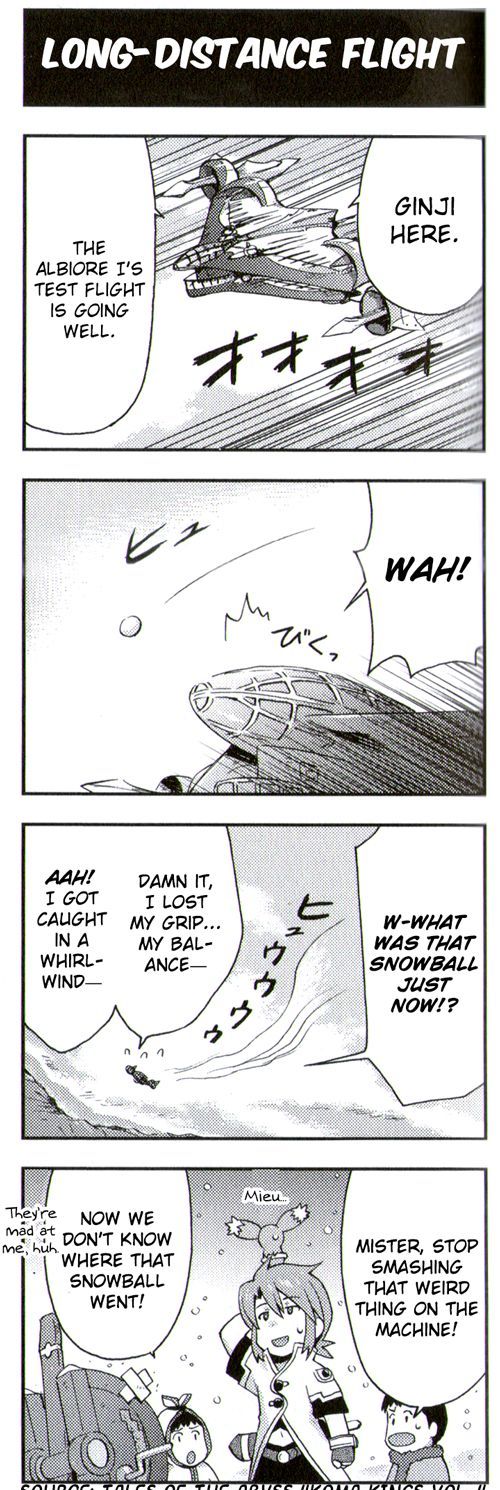 Tales of the Abyss 4koma Kings Chapter 70.4 page 1 - Chapter 70 : v4 Long-distance Flight