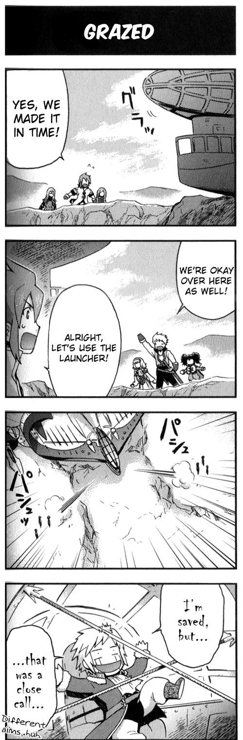 Tales of the Abyss 4koma Kings Chapter 71.4 page 1 - Chapter 71 : v4 Grazed