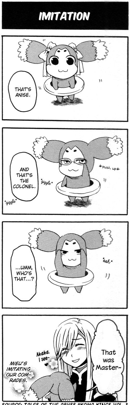 Tales of the Abyss 4koma Kings Chapter 87.3 page 1 - Chapter 87 : v3 Imitation