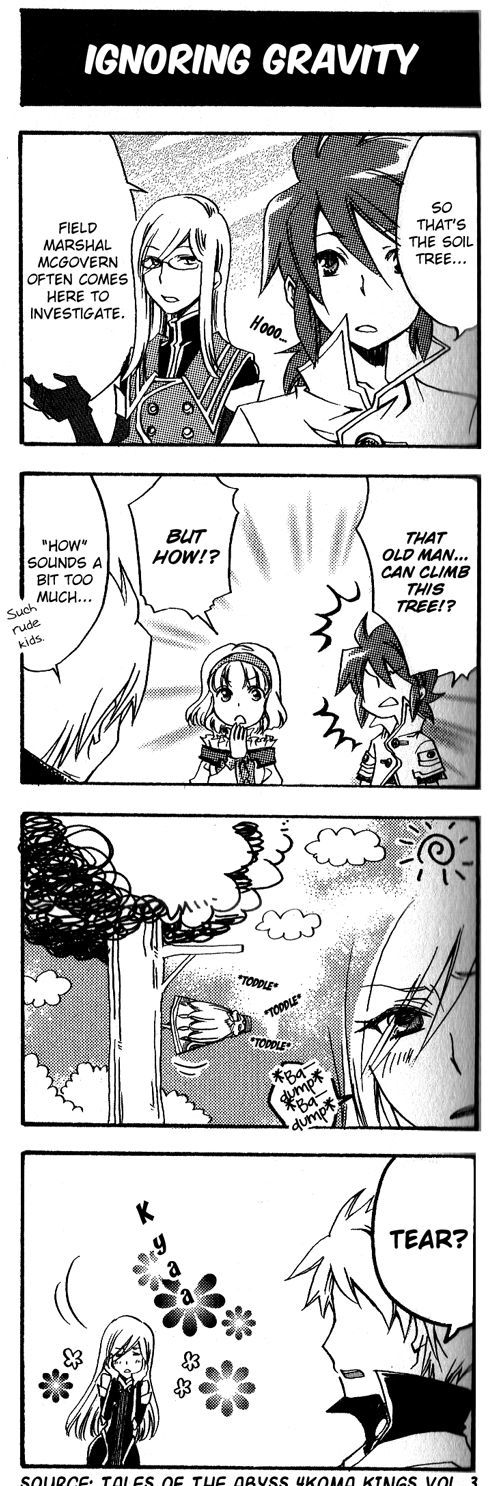 Tales of the Abyss 4koma Kings Chapter 88.3 page 1 - Chapter 88 : v3 Ignoring Gravity