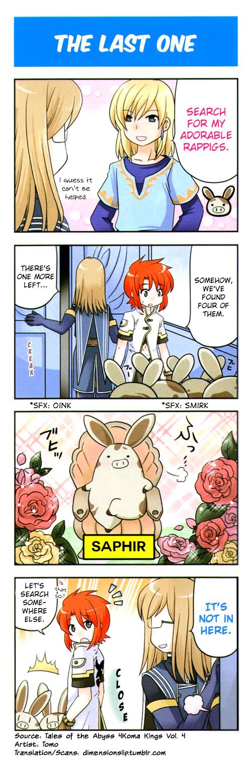 Tales of the Abyss 4koma Kings Chapter 9.4 page 1 - Chapter 9 : v4 The Last One